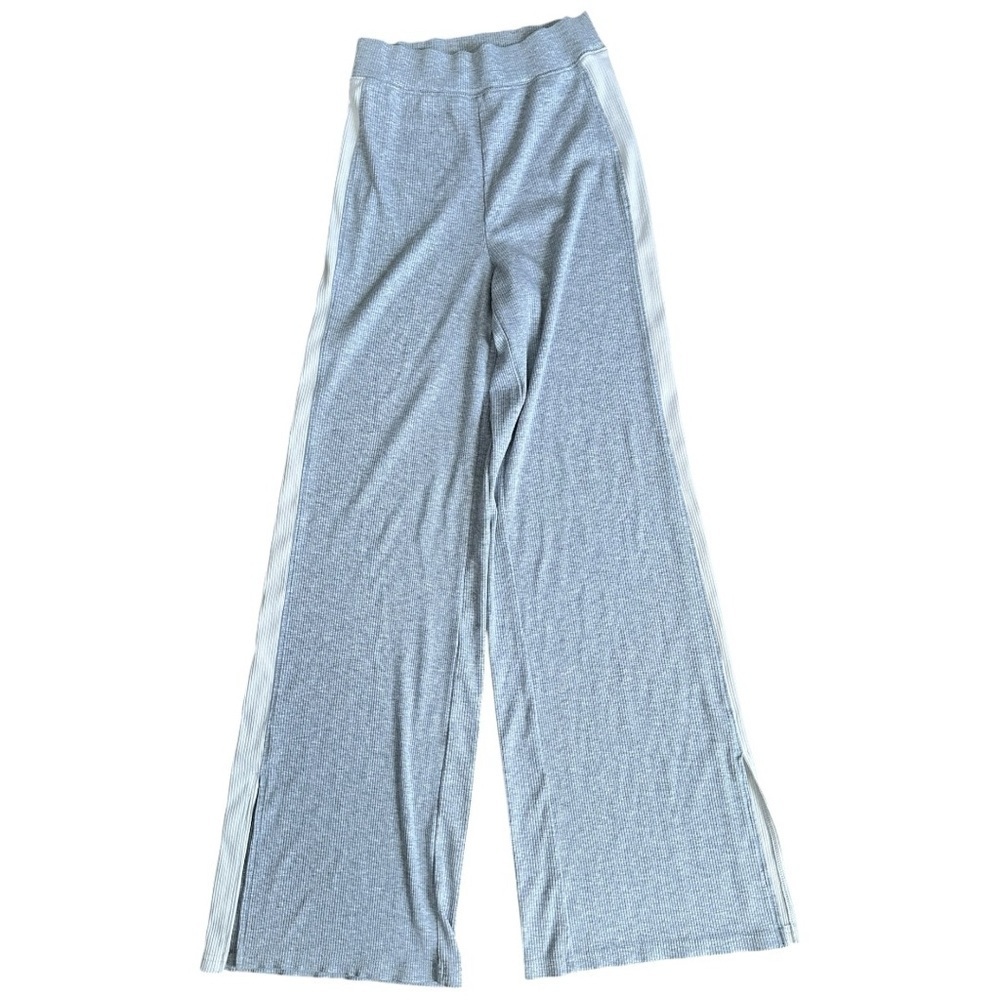 OFFLINE by Aerie light gray ribbed flare pants – pull-on, soft knit, sz XS